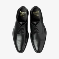 Loakeブラックローファー 7F(26cm) Goodyear welted Men's Shoes & Boots | Cook semi-brogue | Loake Shoemakers