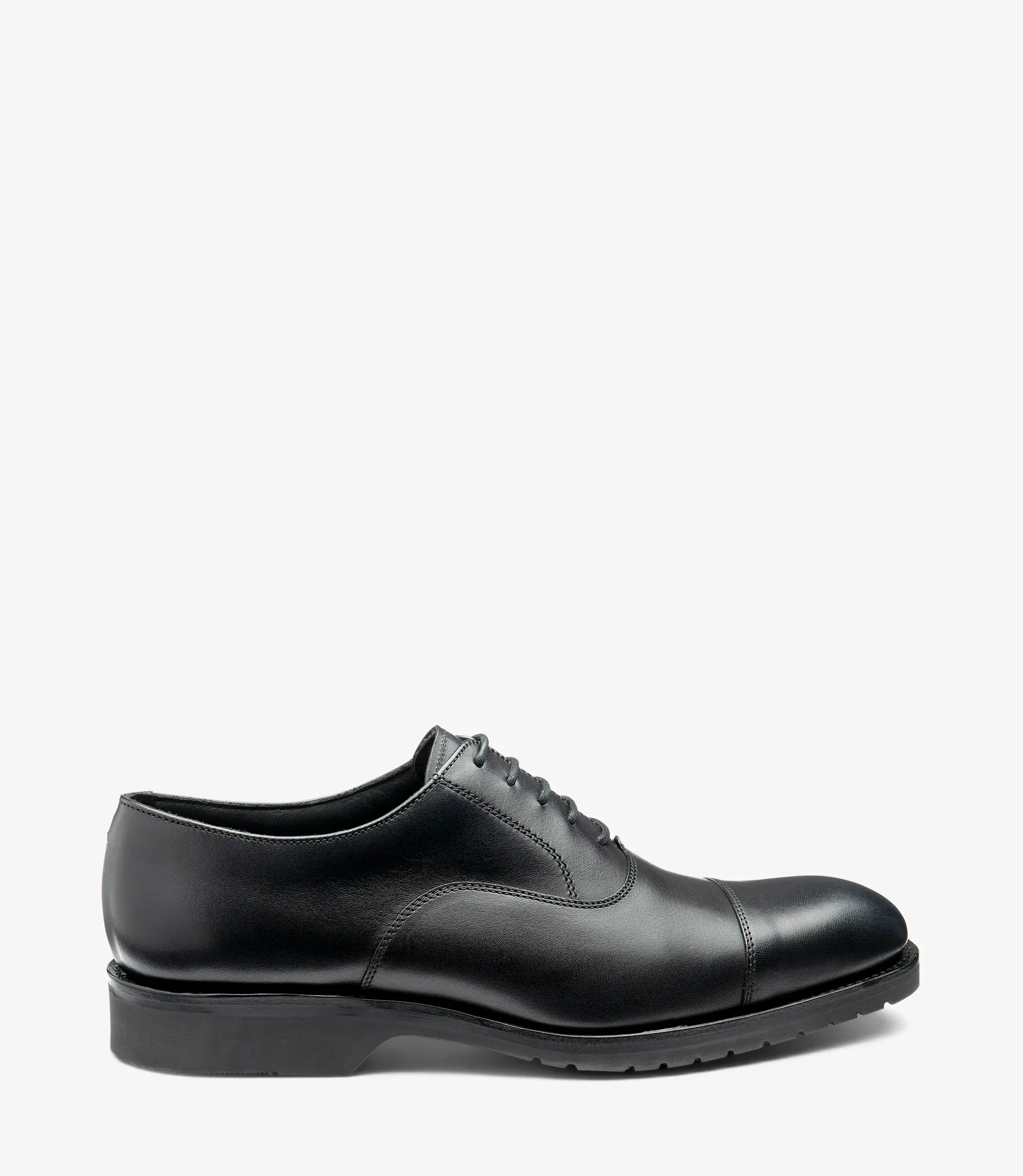 Mens Hitchcock Black toe-cap shoes toe-cap